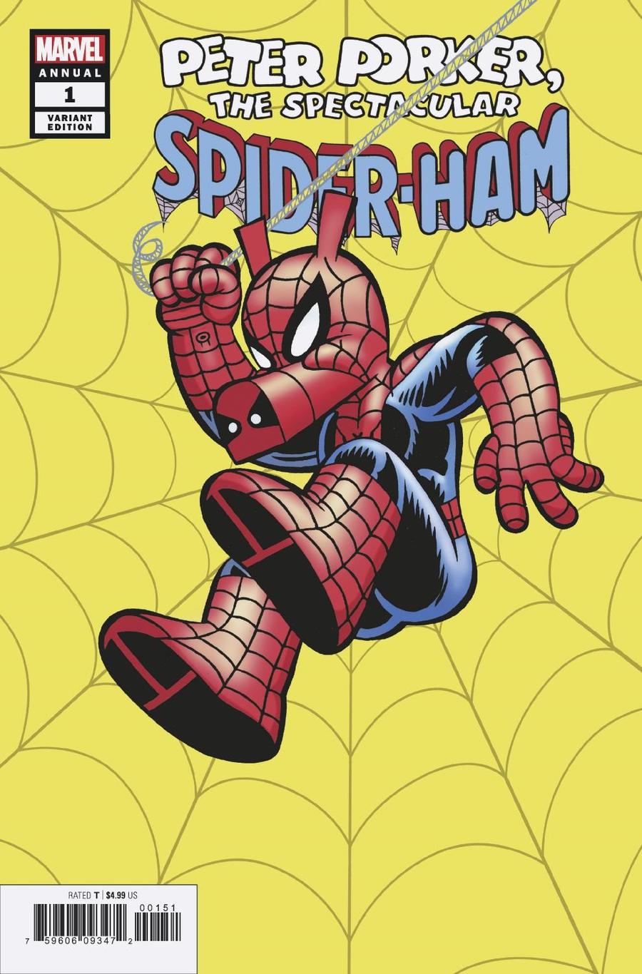 Spider-Man Featuring Spider-Ham Annual #1 Cover E Incentive Armstrong Hidden Gem Variant Cover