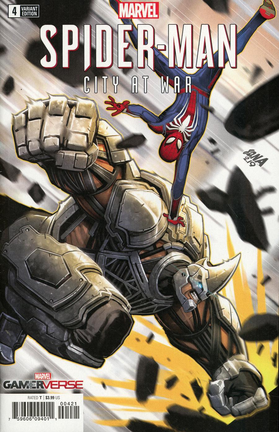 Marvels Spider-Man City At War #4 Cover C Incentive David Nakayama Sinister Six Variant Cover