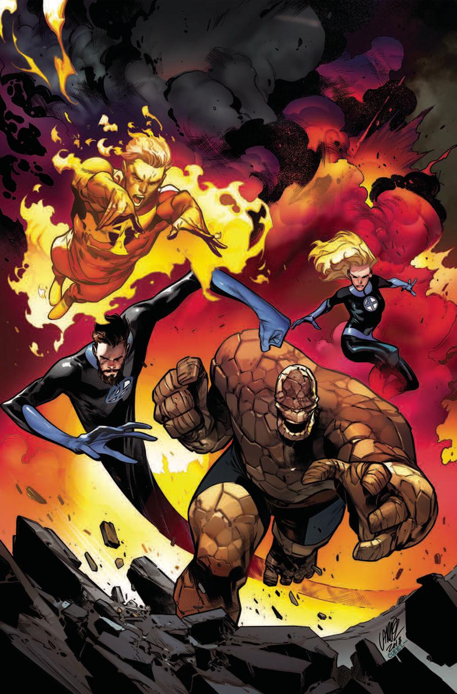 Fantastic Four Vol 6 #11 Cover E Incentive Pepe Larraz Virgin Variant Cover
