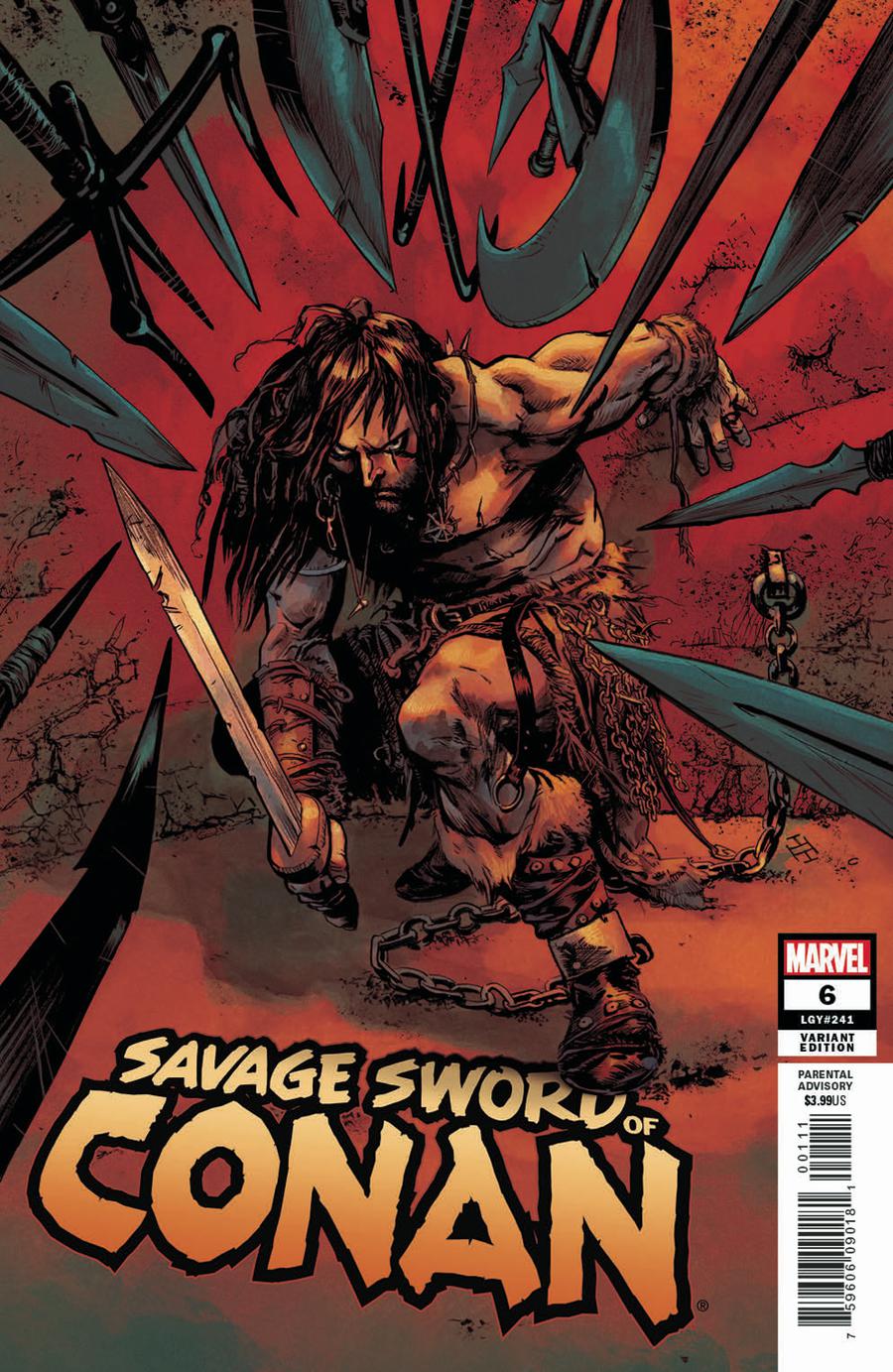 Savage Sword Of Conan #6 Cover B Incentive Max Fiumara Variant Cover