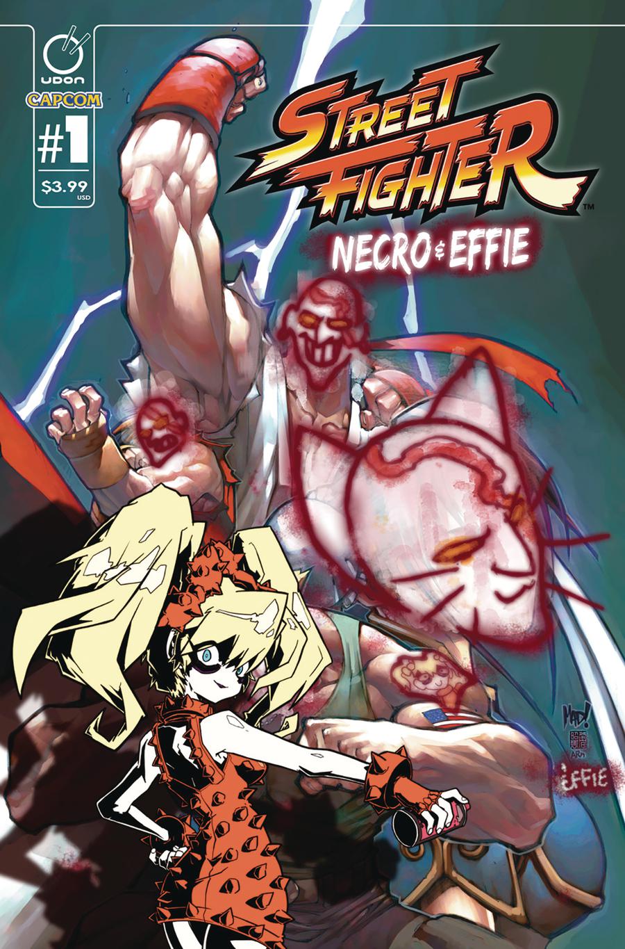 Street Fighter Necro & Effie #1 Cover C Incentive Brendon Tapper Variant Cover