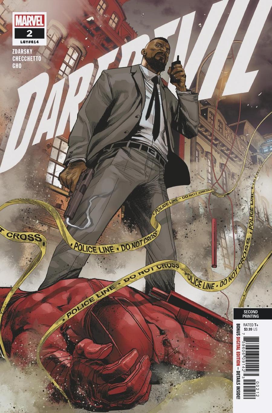 Daredevil Vol 6 #2 Cover D 2nd Ptg Variant Marco Checchetto Cover