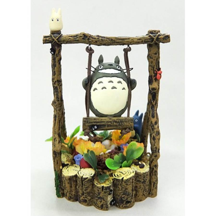 My Neighbor Totoro Figurine - Totoro On Swing