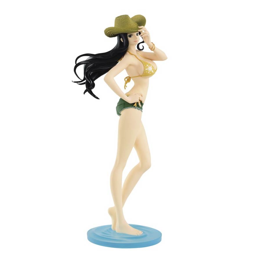 one piece nico robin purple glitter and glamours statue