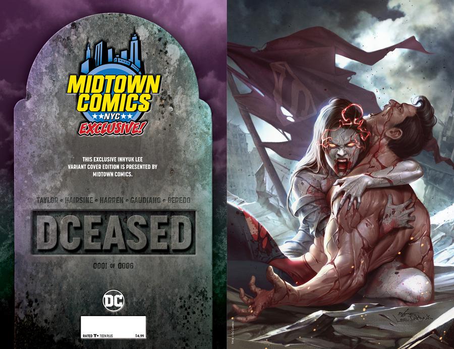 DCeased #1  Midtown Exclusive Cover C Inhyuk Lee Connecting Virgin Cover