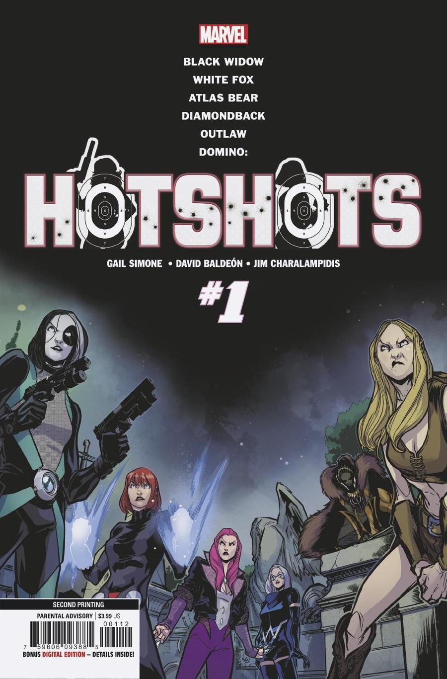 Domino Hotshots #1 Cover E 2nd Ptg Variant David Baldeon Cover