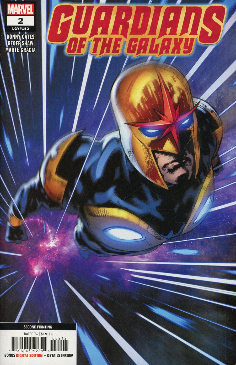Guardians Of The Galaxy Vol 5 #2 Cover C 2nd Ptg Variant Geoff Shaw Cover
