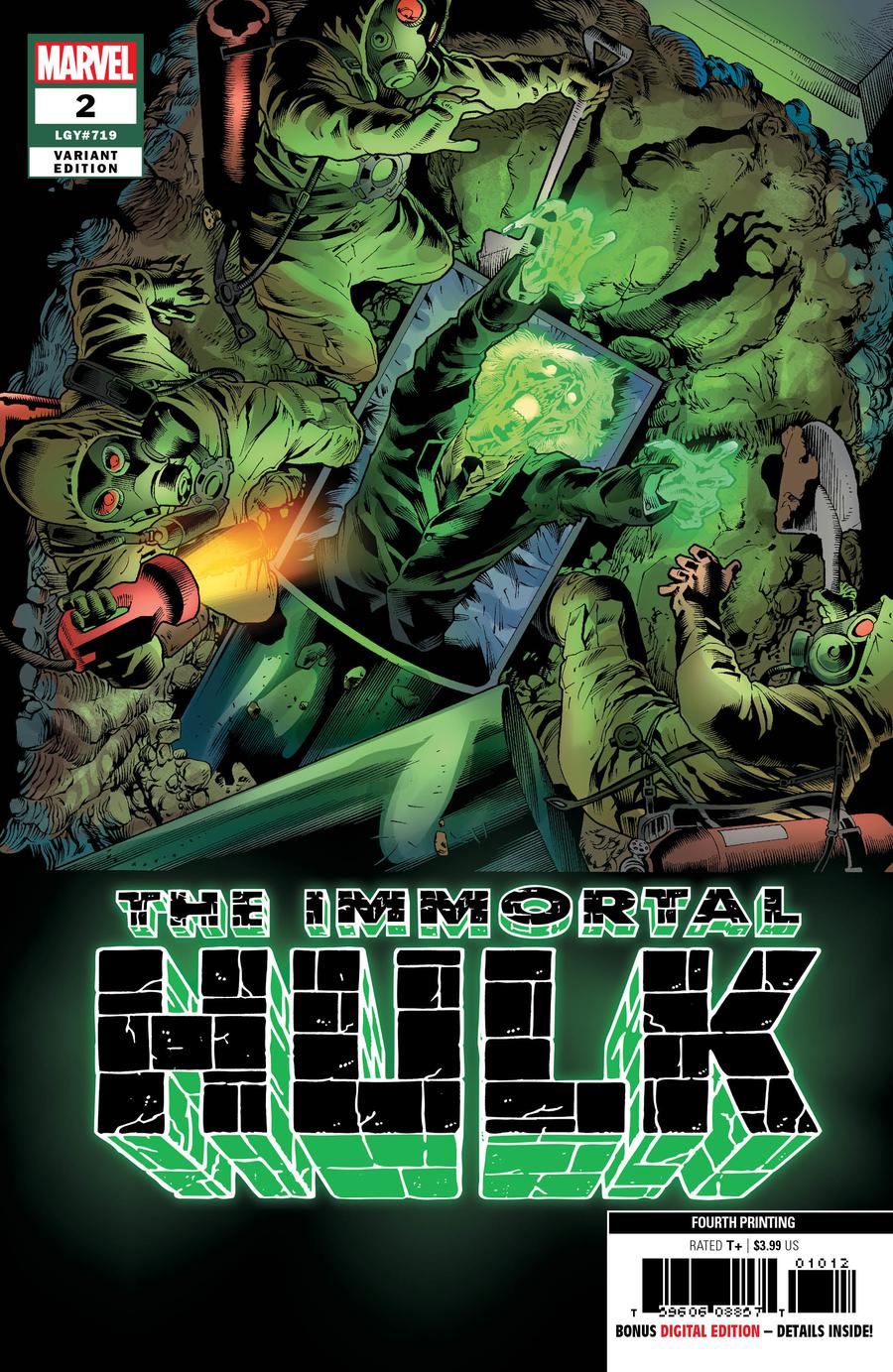 Immortal Hulk #2 Cover E 4th Ptg Variant Joe Bennett Cover