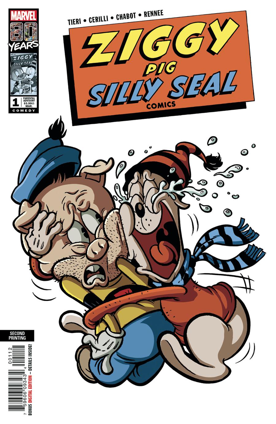 Ziggy Pig-Silly Seal Comics One Shot Cover Cover D 2nd Ptg Variant Jacob Chabot Cover