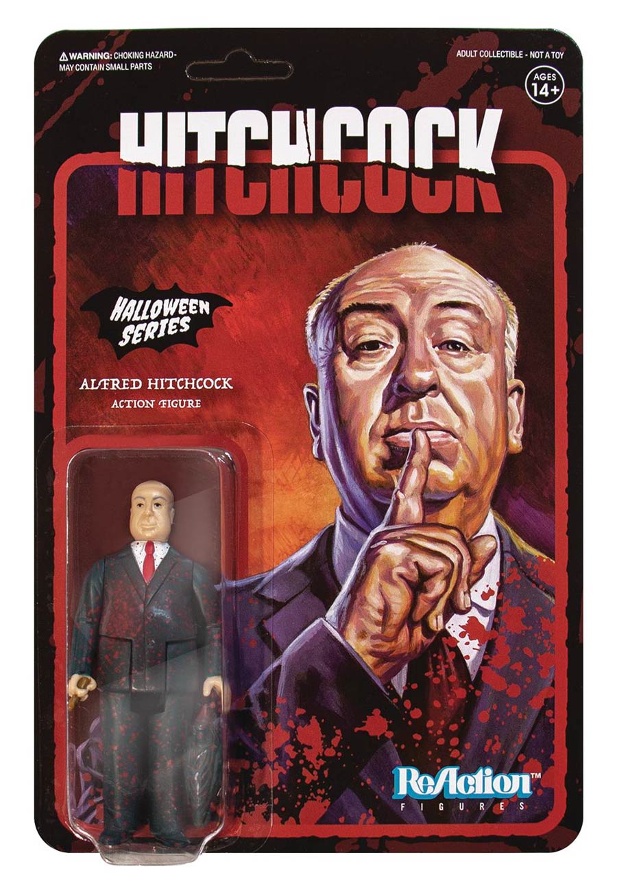 Alfred Hitchcock Reaction Figure (Blood Splatter)