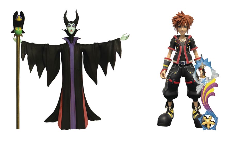 Kingdom Hearts III Select Maleficent & Sora Action Figure