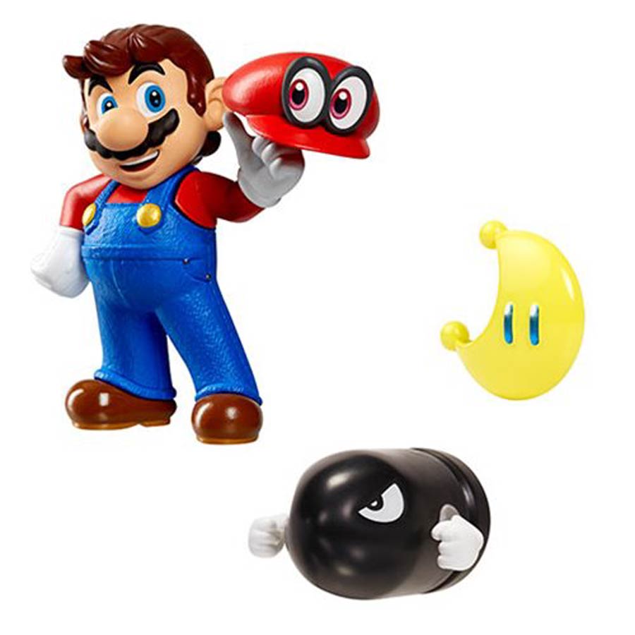World Of Nintendo Super Mario Odyssey 3-Pack Figure