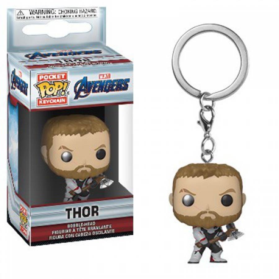 POP Marvels Avengers Endgame Thor Vinyl Pocket Keychain