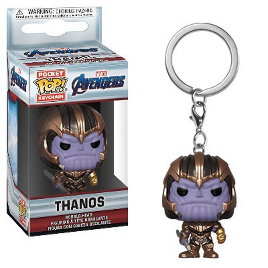 POP Marvels Avengers Endgame Thanos Vinyl Pocket Keychain
