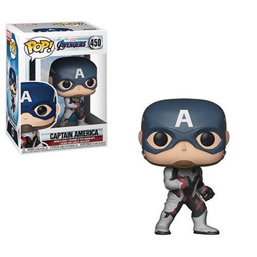 POP Marvel 450 Avengers Endgame Captain America Vinyl Bobble Head