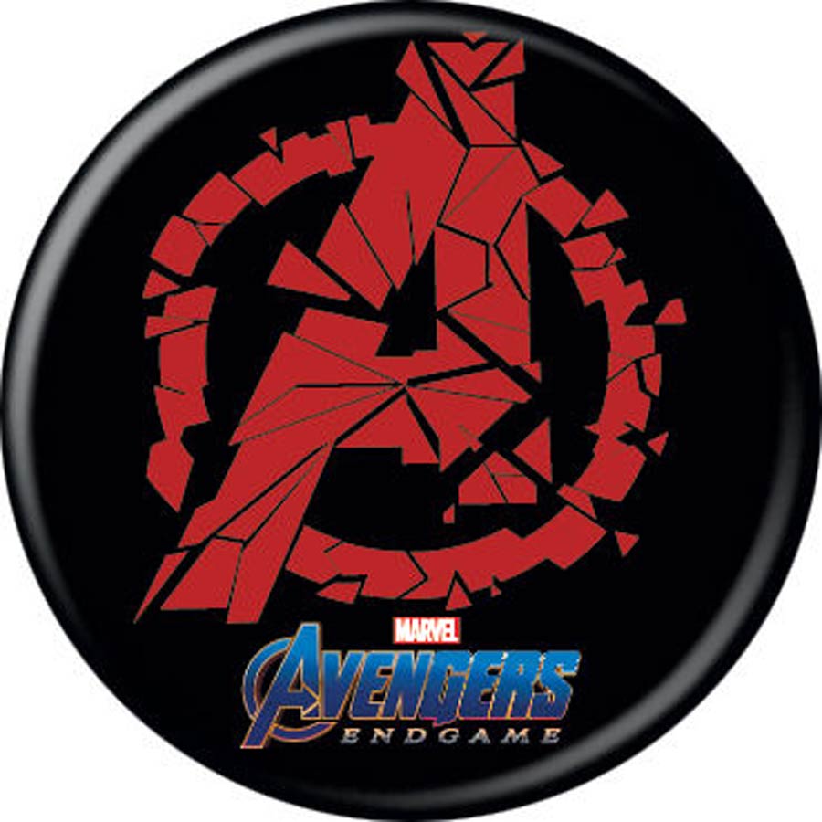 Avengers Endgame 1.25-inch Button - Endgame Broken Avengers Logo (87316)
