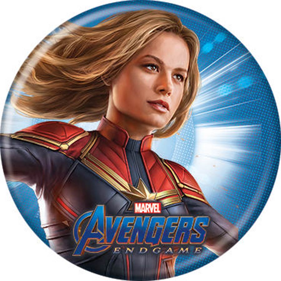 Avengers Endgame 1.25-inch Button - Captain Marvel (87323)