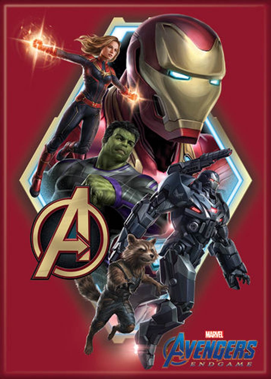 Avengers Endgame 2.5x3.5-inch Magnet - Group On Red (73181MV)