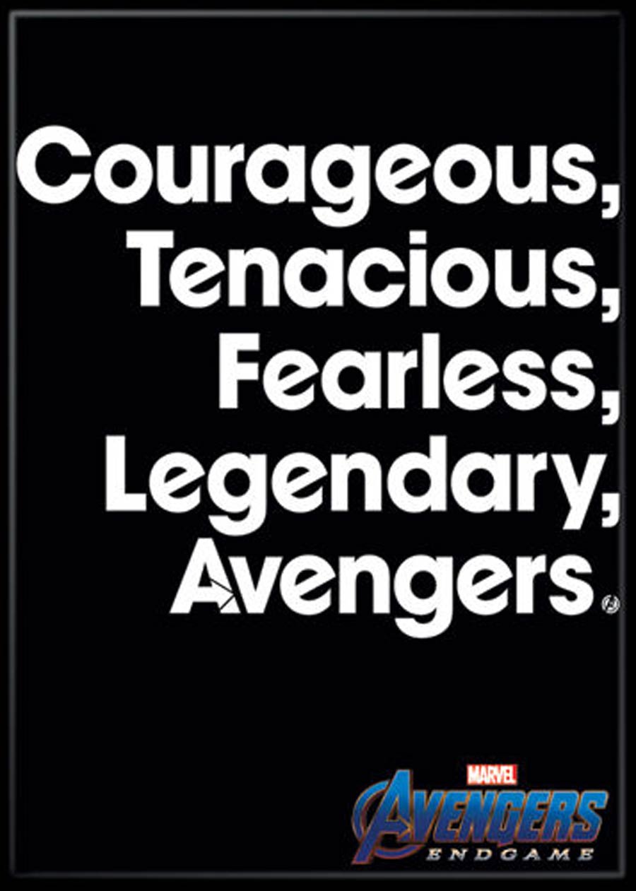 Avengers Endgame 2.5x3.5-inch Magnet - Avengers Text (73187MV)