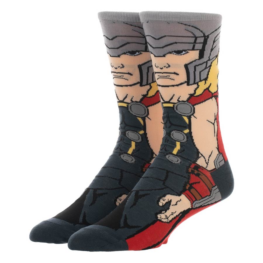 Avengers Endgame Thor 360 Character Crew Sock
