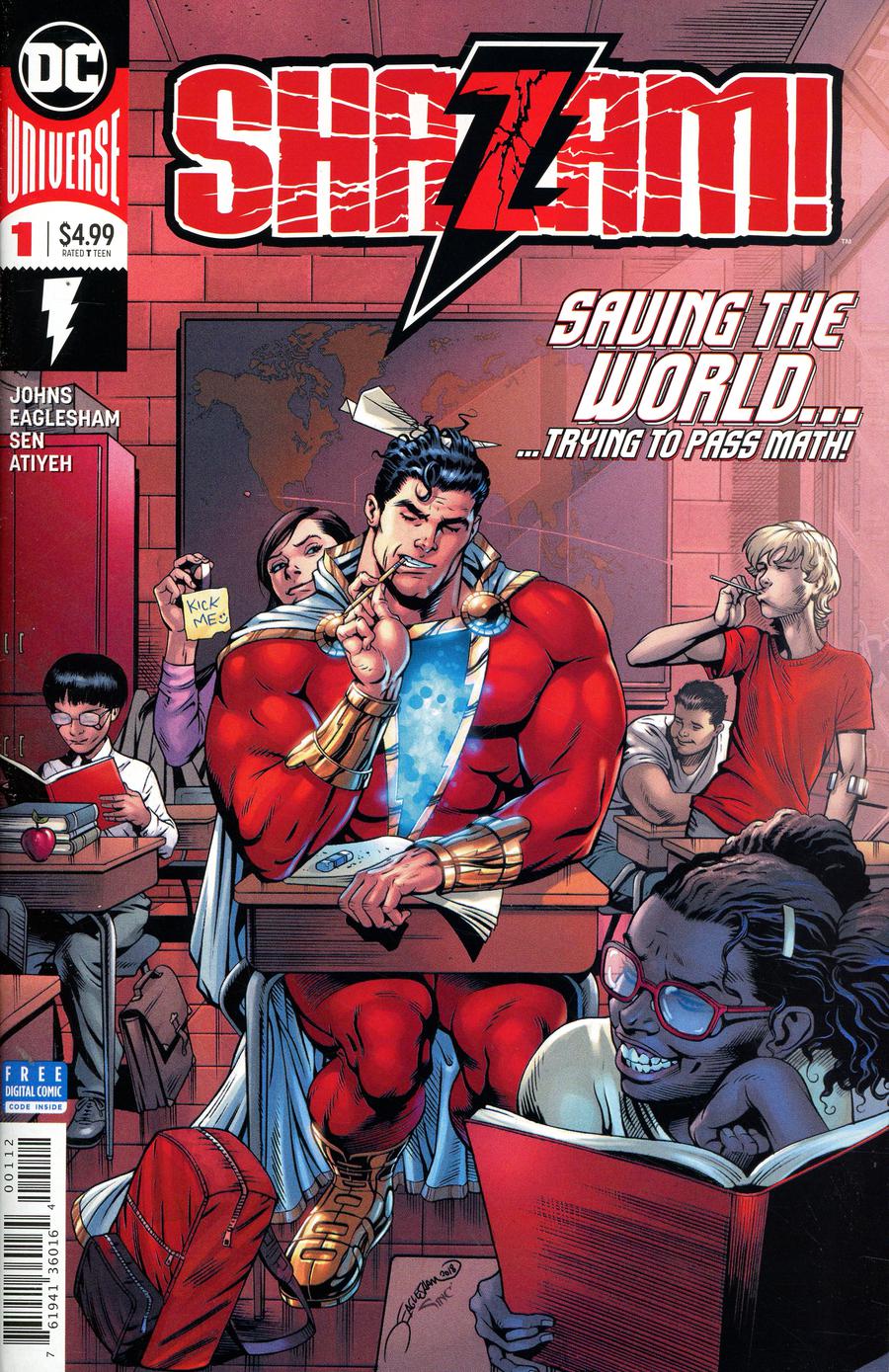 SHAZAM Vol 2 #1 Cover F 2nd Ptg Variant Dale Eaglesham Cover