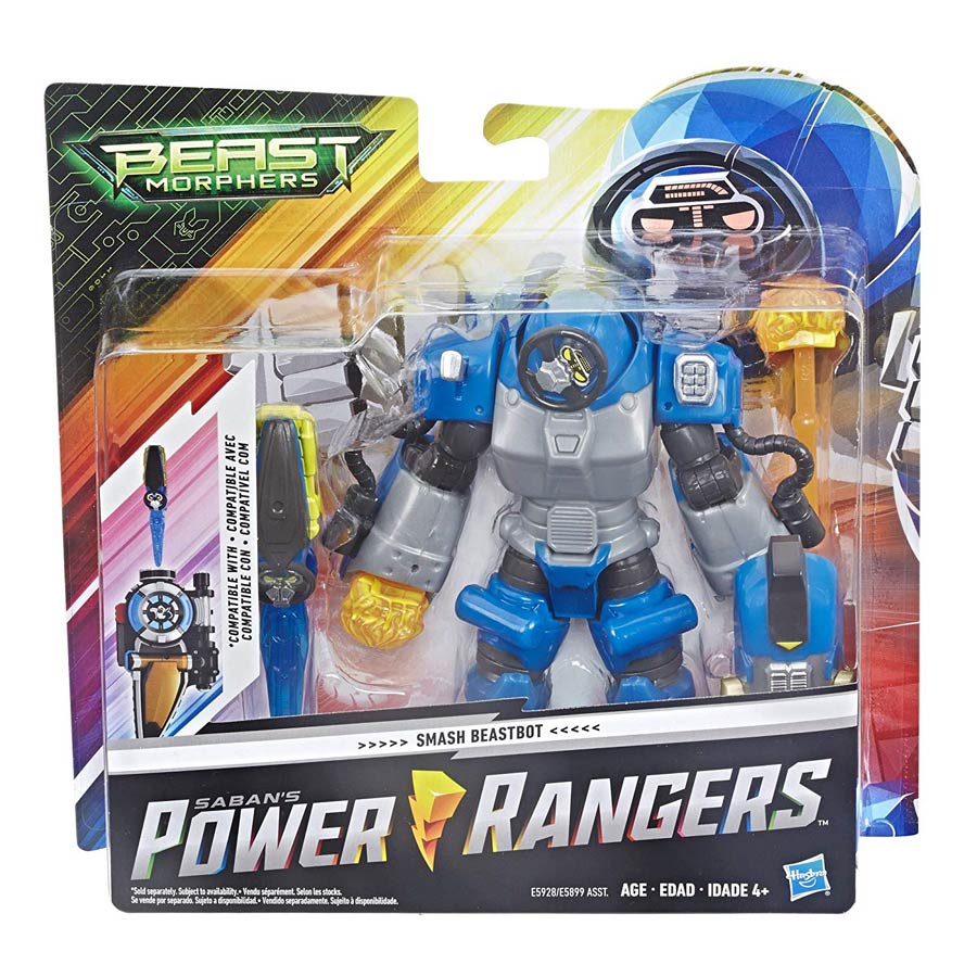 Power Rangers Beast Morphers Deluxe Action Figure - Smash Beastbot
