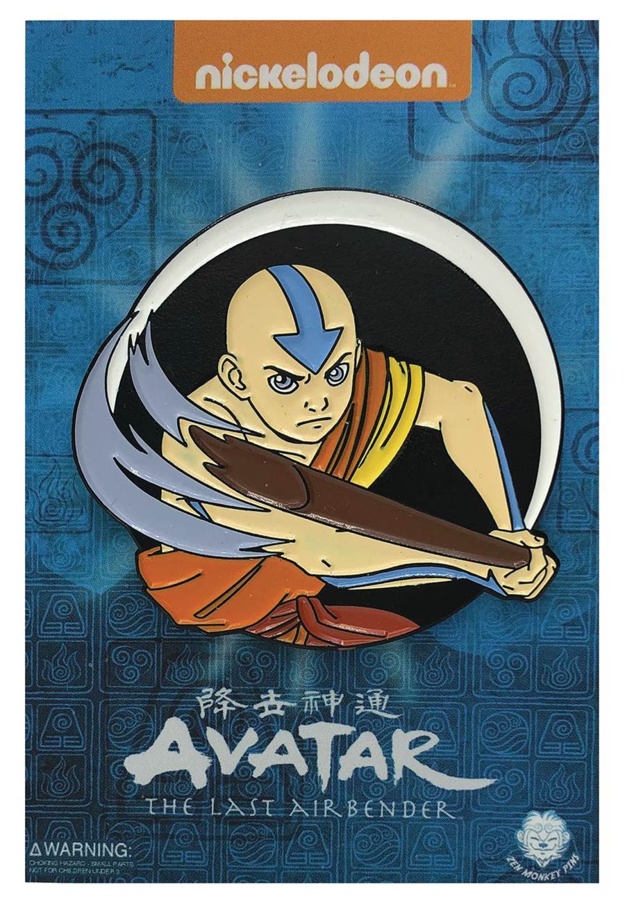 Avatar The Last Airbender Day Of Black Sun Pin - Aang