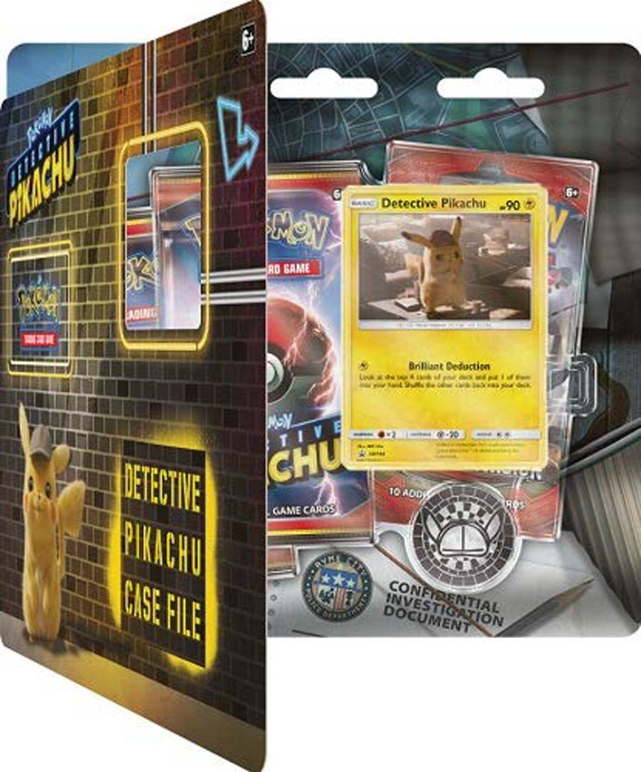 Pokemon Detective Pikachu Case File 3-Booster Blister Pack