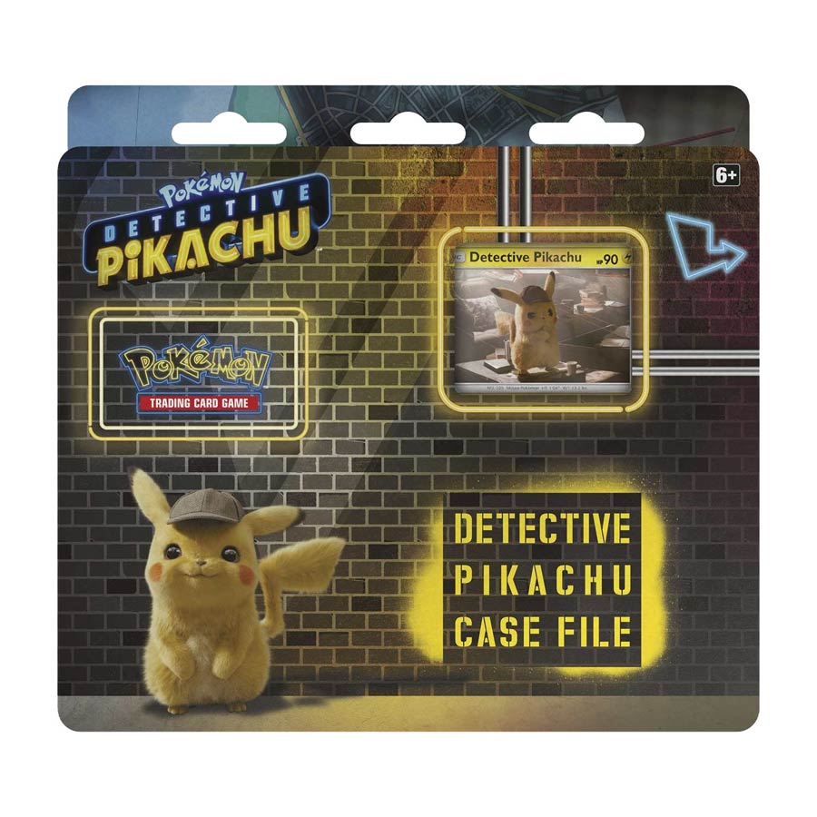 Pokemon Detective Pikachu Case File Booster Blisters Display Of 12 Three Booster Blister Packs