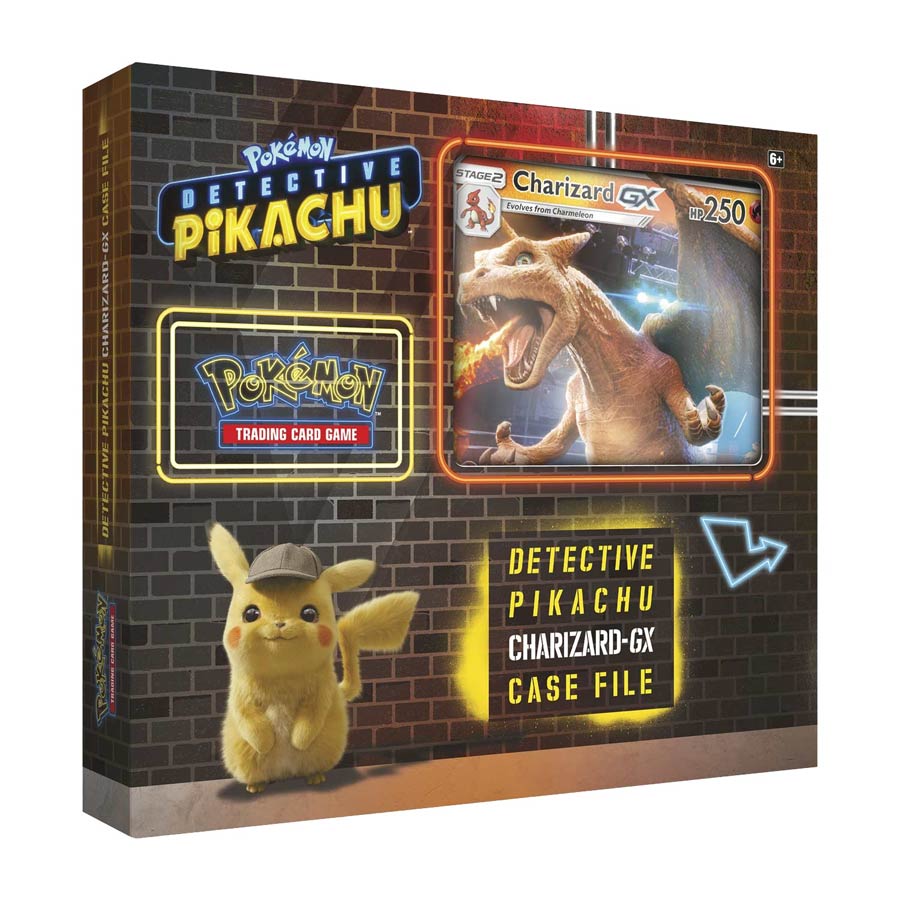 Pokemon Detective Pikachu Charizard-GX Case File Box