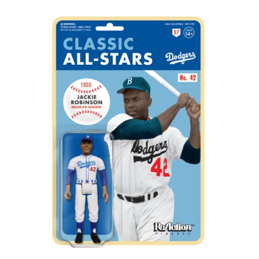 MLB Classic Reaction Figure - Jackie Robinson (Los Angeles Dodgers)