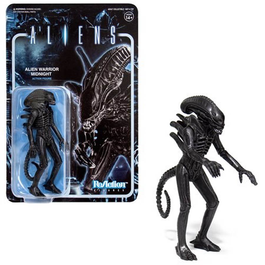 Aliens ReAction Figure - Alien Warrior Midnight