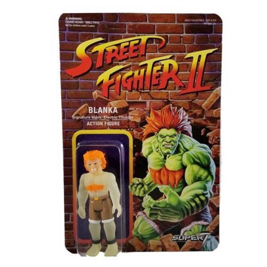 Street Fighter 2 Reaction Figure - Blanka (Glow In The Dark)