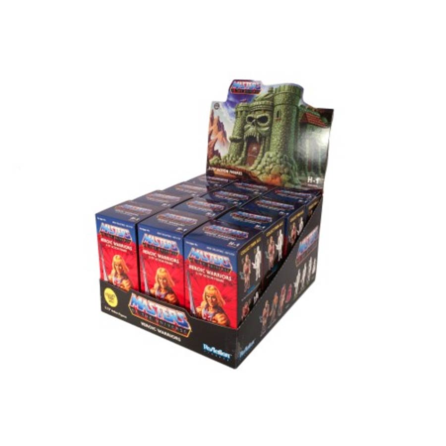 Masters Of The Universe Reaction - Castle Grayskull Blind Box Display of 12 Figures