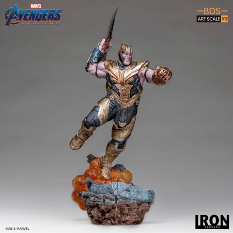 Avengers Endgame Thanos Statue By Iron Studios Regular Version
