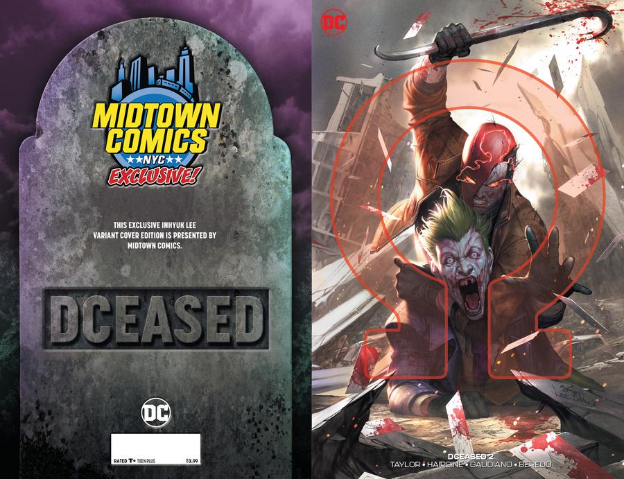 DCeased #2  Midtown Exclusive Cover B Inhyuk Lee Connecting Omega Variant Cover