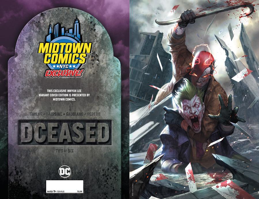 DCeased #2  Midtown Exclusive Cover C Inhyuk Lee Connecting Virgin Cover