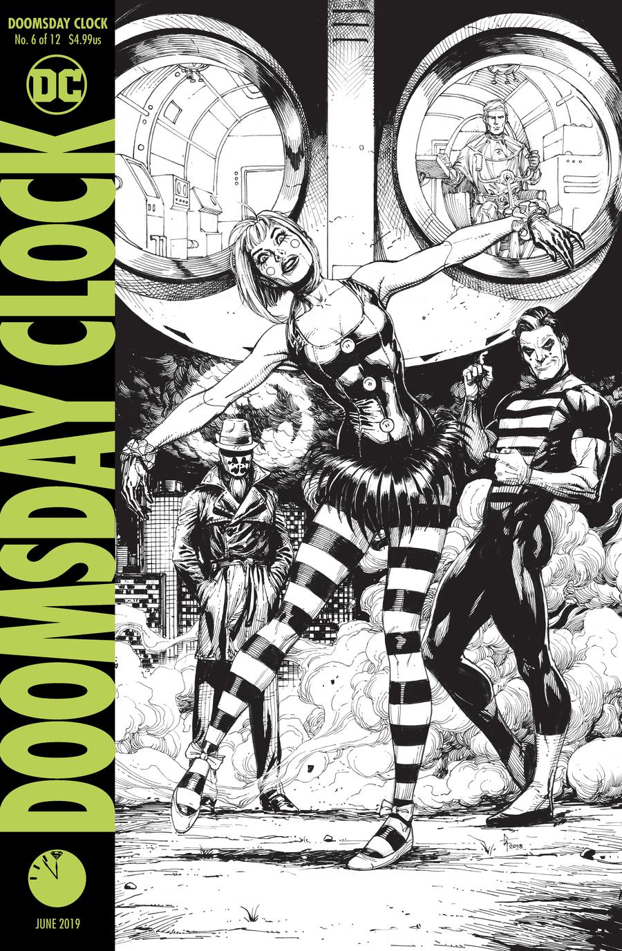 Doomsday Clock #6 Cover C Final Ptg Variant Gary Frank Cover