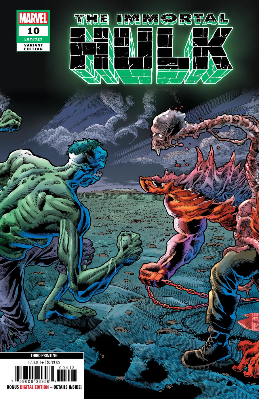 Immortal Hulk #10 Cover E 3rd Ptg Variant Joe Bennett Cover