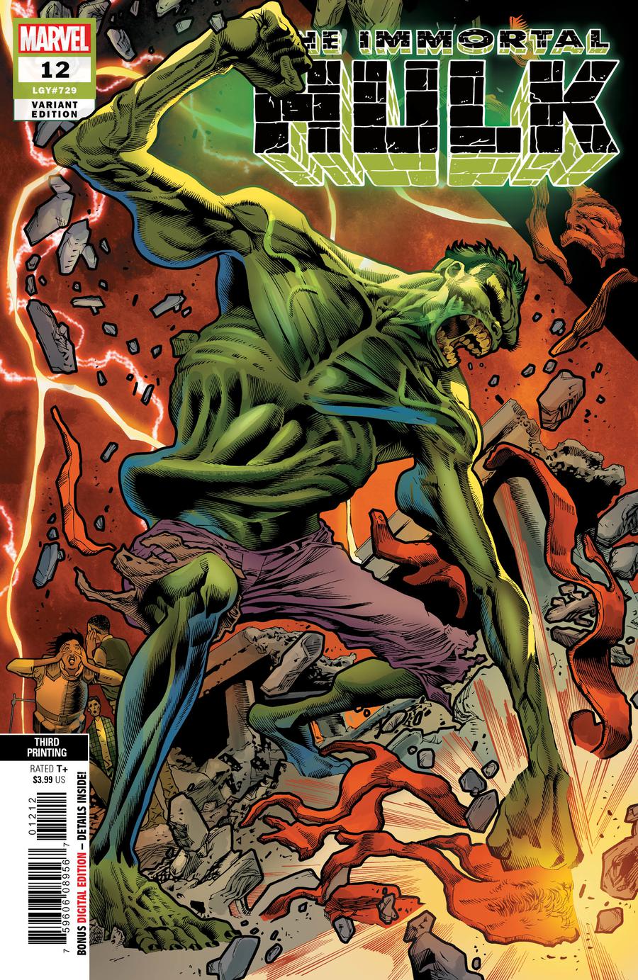 Immortal Hulk #12 Cover E 3rd Ptg Variant Joe Bennett Cover