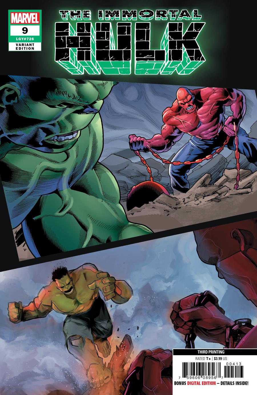 Immortal Hulk #9 Cover D 3rd Ptg Variant Joe Bennett Cover