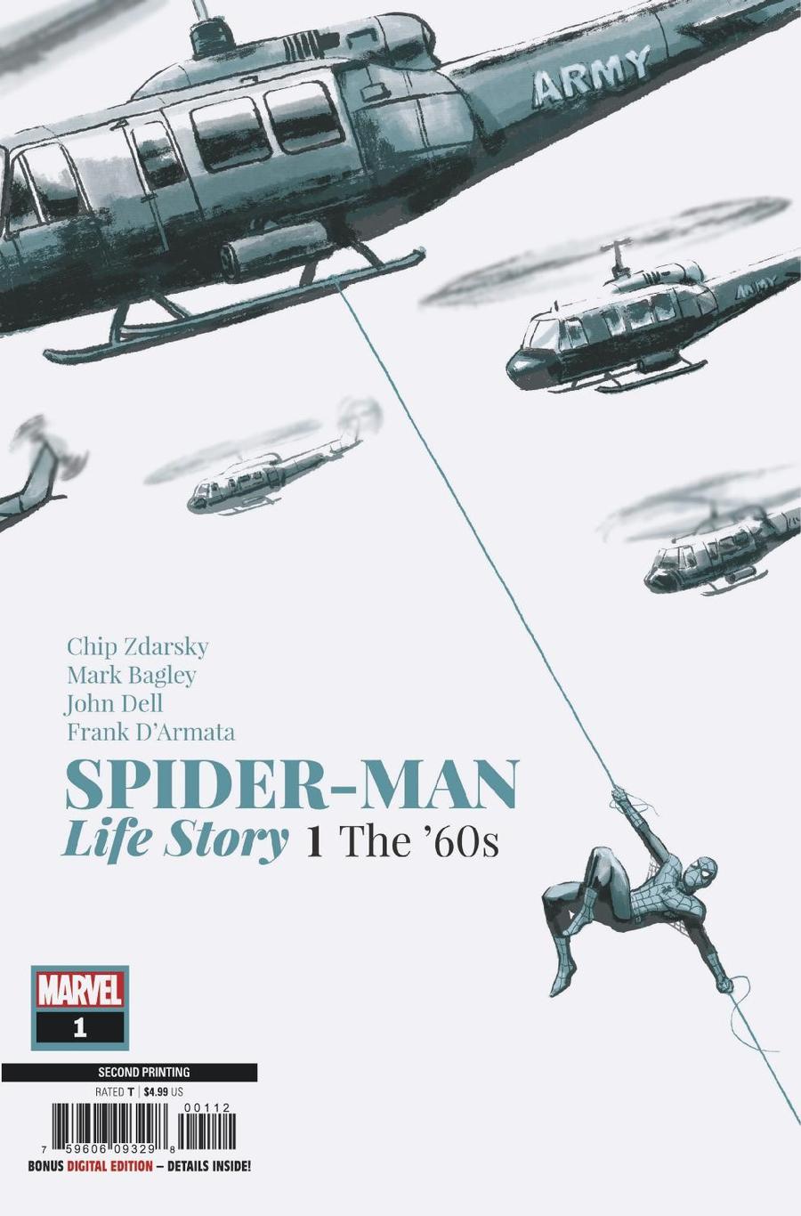 Spider-Man Life Story #1 Cover J 2nd Ptg Variant Mark Bagley Cover