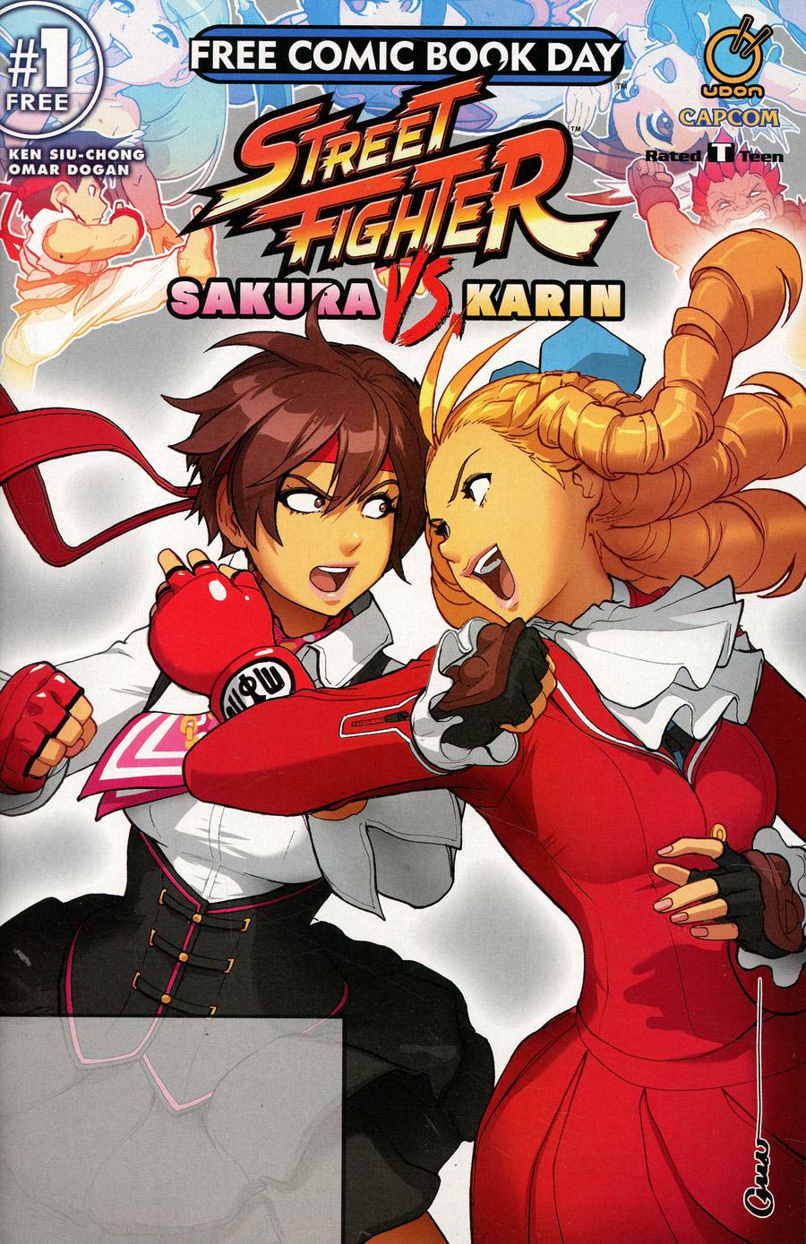 Street Fighter Sakura vs Karin #1 FCBD 2019