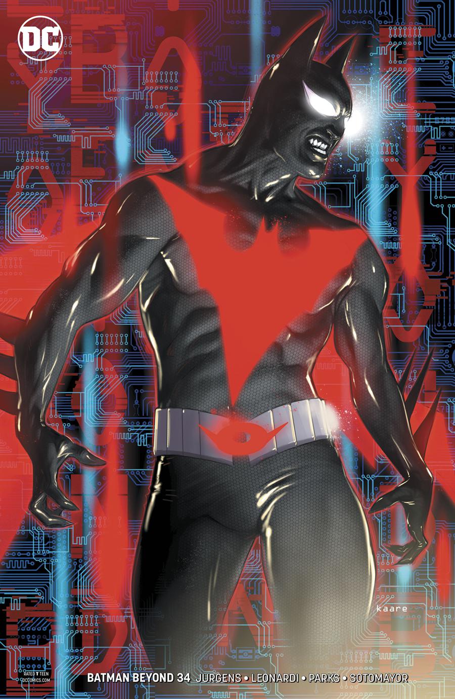 Batman Beyond Vol 6 #34 Cover B Variant Kaare Andrews Cover