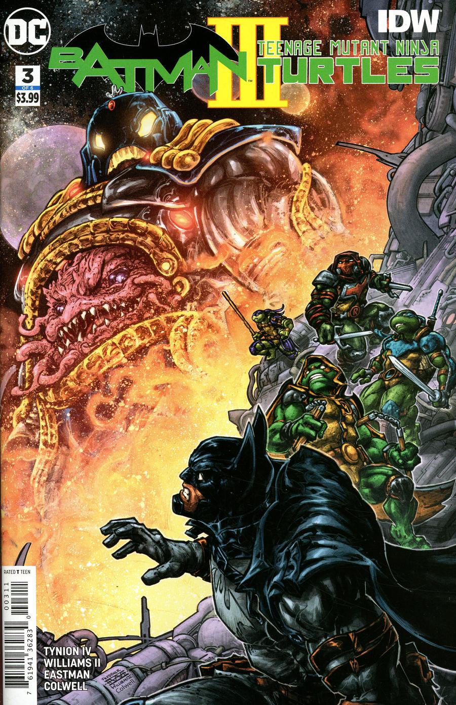 Batman Teenage Mutant Ninja Turtles III #3 Cover A Regular Freddie E Williams II Cover