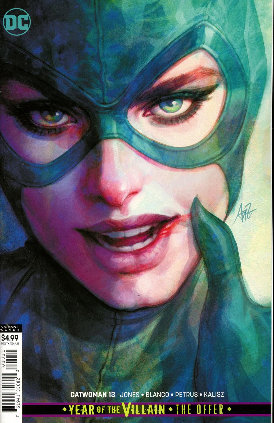 Catwoman Vol 5 #13 Cover B Variant Stanley Artgerm Lau Card Stock Cover (Year Of The Villain The Offer Tie-In)