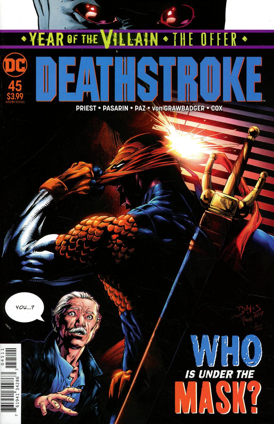 Deathstroke Vol 4 #45 Cover A Regular Ed Benes & Richard Friend Cover (Year Of The Villain The Offer Tie-In)