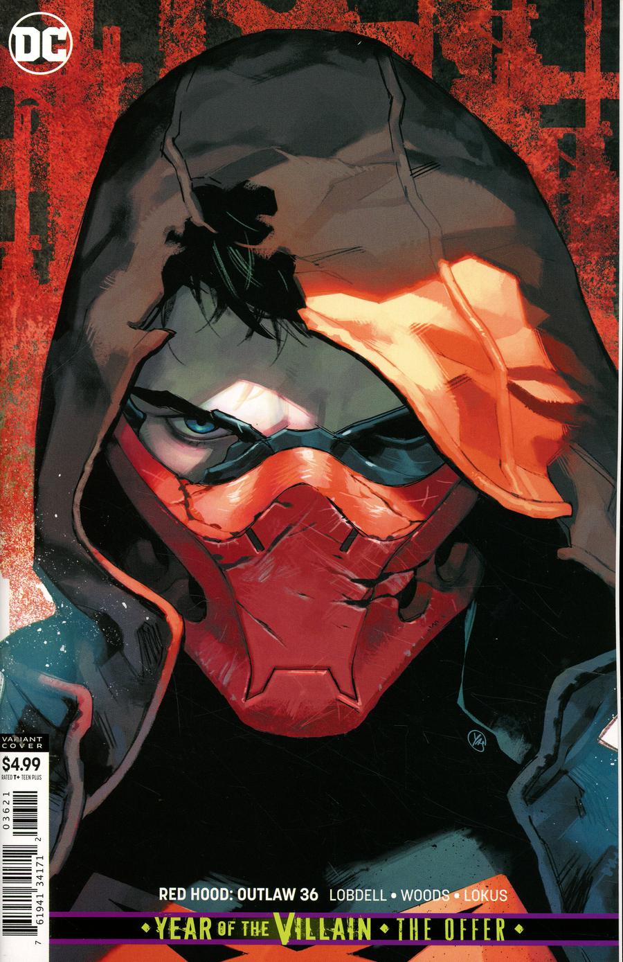 Red Hood Outlaw #36 Cover B Variant Yasmine Putri Card Stock Cover (Year Of The Villain The Offer Tie-In)
