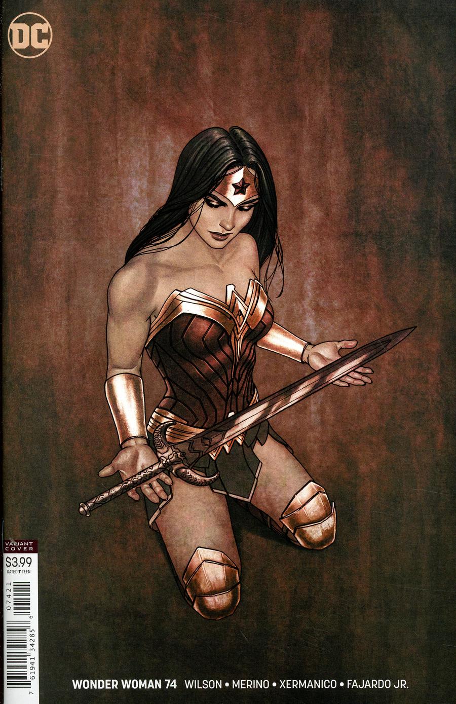 Wonder Woman Vol 5 #74 Cover B Variant Jenny Frison Cover