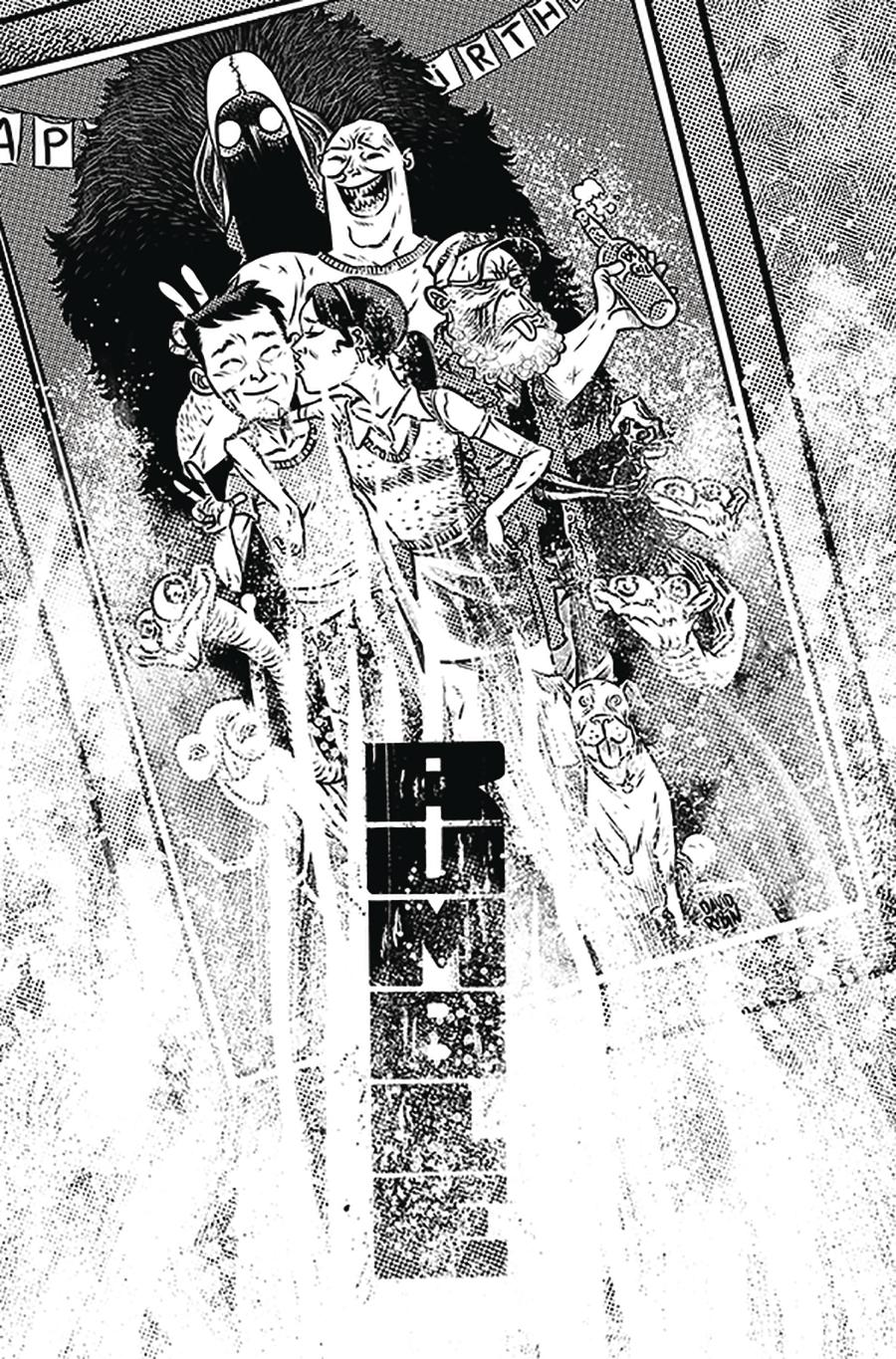 Rumble Vol 2 #14 Cover A Regular David Rubin Black & White Cover